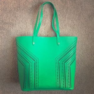 Stella & Dot Green Filmore Tote